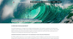 Desktop Screenshot of corebidmanagement.com